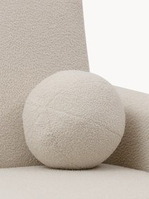 Sofa rozkładana Nido trzyosobowa 140 cm z pojemnikiem - jasny beżowy boucle Quelle 03