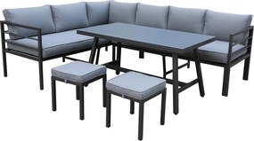Doppler YORK SET - aluminiowy zestaw mebli ogrodowych - Towar rozpakowany (N639)