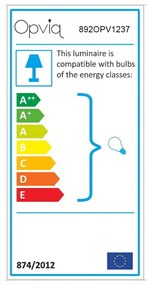 Czarny metalowy kinkiet Opviq lights Argyr