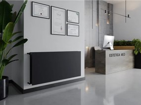 Mexen CHF20 Hygiene Flat grzejnik płytowy 400 x 400 mm, podłączenie boczne, 288 W, antracyt - W420HF-040-040-66