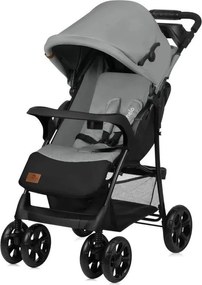 Lionelo - Wózek sportowy EMMA PLUS szary/czarny