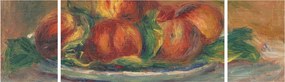 Obraz - Auguste Renoir, Peaches on a  Plate, reprodukcje (170x50 cm)