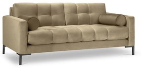 Beżowa aksamitna sofa Cosmopolitan Design Bali