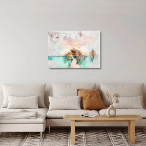 Obraz na szkle - Malediwy, drewniane molo (70x50 cm)