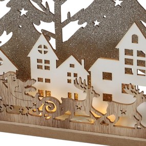 Świąteczna lampa stołowa LED,20 cm