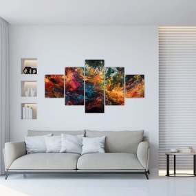 Obraz - Abstrakcja kolorów II. (125x70 cm)
