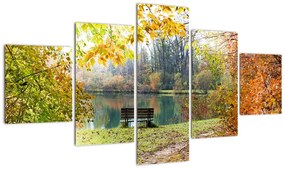 Obraz stawu (125x70 cm)