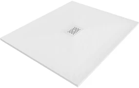 Mexen Hugo brodzik prostokątny SMC 120 x 100 cm, biały, maskownica biała - 42101012-W
