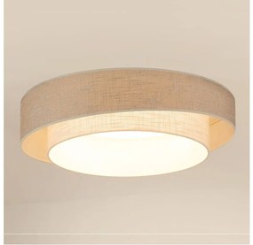 Brilagi - LED Plafon DOVER SHINE LED/26W/230V śr. 60 cm szary/kremowy