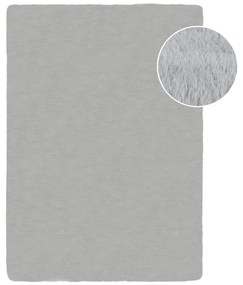 Jasnoszara syntetyczna skóra 160x230 cm Ivy Luxury Fur – Flair Rugs