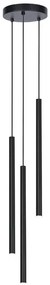 Czarna Lampa Wisząca Sople M5-R76
