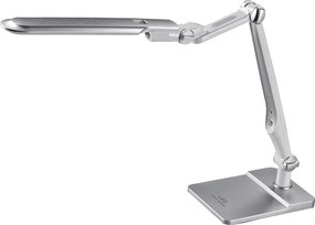 Srebrna lampka do biurka LED ściemniana S265 R3-S16