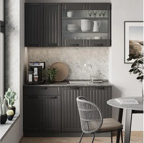 Kuchnia pojedyncza ciemnoszary 140x46x81.6 fame-line