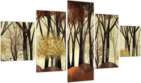 Obraz - Las dekoracyjny (125x70 cm)