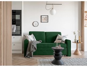Ciemnozielona rozkładana sofa 168 cm Lucky Lucy – Miuform