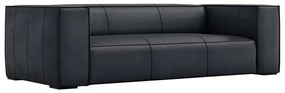 Ciemnoniebieska skórzana sofa 227 cm Madame – Windsor &amp; Co Sofas