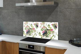 Panel Szklany Poranne Spotkanie na Gałęzi