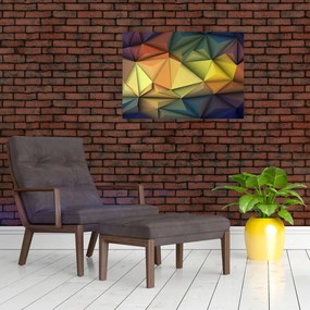 Obraz - Wielokątna abstrakcja 3D (70x50 cm)