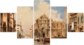 Obraz - Jules-Romain Joyant, The Scuola di San Marco, Venice, reprodukcje (125x70 cm)