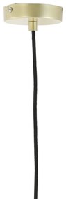 Lampa wisząca w kolorze złota z metalowym kloszem ø 40 cm Moroc – Light &amp; Living