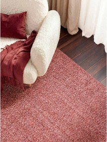 Ciemnoróżowy dywan z materiału bouclé tkany ręcznie 120x170 cm Notting Hill Portobello – Ted Baker