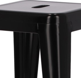 Stołek barowy Paris insp. Tolix 75 cm czarny