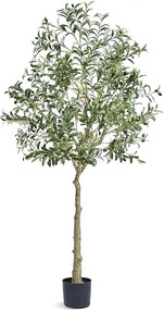 Drzewo Artyficjalne SucceBuy 179 cm, Roślina Artyficjalna PE, do Domu Biuro Centra Handlowe Wewnątrz Zewnątrz