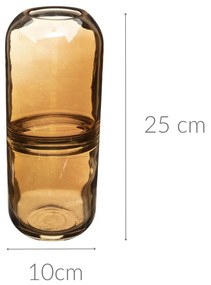 Wazon szklany, 25 cm