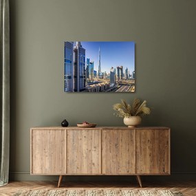 Obraz na szkle - Dubaj rano (70x50 cm)