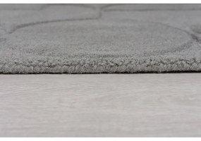 Szary okrągły dywan wełniany ø 160 cm Gigi – Flair Rugs