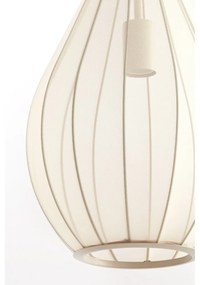 Beżowa lampa wisząca ze szklanym kloszem ø 28 cm Itela – Light &amp; Living