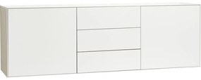 Biała niska komoda 180x59 cm Edge by Hammel – Hammel Furniture