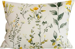 Poszewka na poduszkę z mikrofibry CITRUS GARDEN 50x70 cm, biała