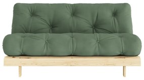 Zielona rozkładana sofa 160 cm Roots – Karup Design