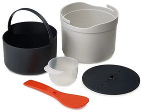 Pomarańczowo-szare urządzenie do gotowania ryżu M-Cuisine – Joseph Joseph