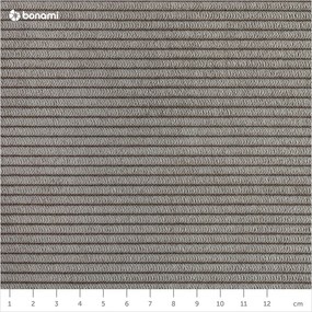 Szarobrązowe tapicerowane łóżko dwuosobowe ze stelażem 160x200 cm Noira Slim – Bonami Selection