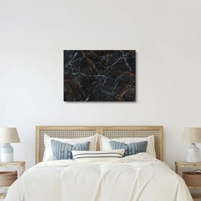 Obraz - Czarny marmur (70x50 cm)