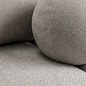 Sofa z Funkcją Spania SARIA Jasnoszara Szenil Nowoczesna