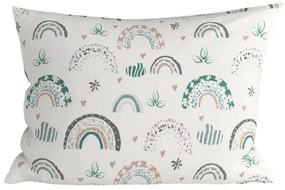 Zestaw 2 szt. dekoracyjnych poszewek na poduszkę RAINUBI 40x60 cm, biała