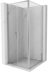 Mexen Exo kabina prysznicowa uchylna 120 x 120 cm, transparent, chrom - 814-120-120-01-00