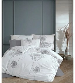 BedTex Bawełniana pościel Pampeliška szara, 220 x200 cm, 2 szt. 70 x 90 cm