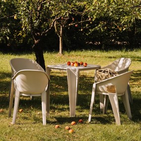 Plastikowe krzesło do ogrodu Premo Five z podłokietnikami