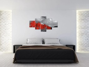 Obraz - Drzewa w kolorze jesieni (125x70 cm)