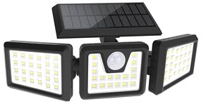Lampa solarna obrotowa z 3 panelami