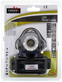 Cattara Latarka czołowa LED Zoom, 570 lm