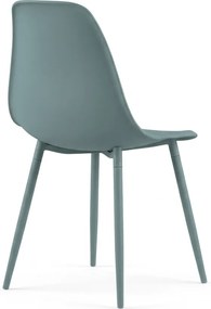 Krzesło do kuchni OSAKA plastikowe, petrolowe