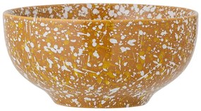 Pomarańczowo-biała kamionkowa miska Bloomingville Carmel, ø 15,5 cm