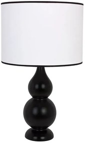 Czarna lampka nocna drewniana - 13X S223 W9-R17