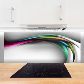 Panel Szklany do Kuchni Futurystyczna Wizja Przestrzeni