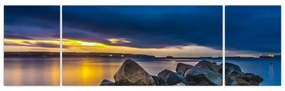 Obraz - Chmury nad wodą (170x50 cm)